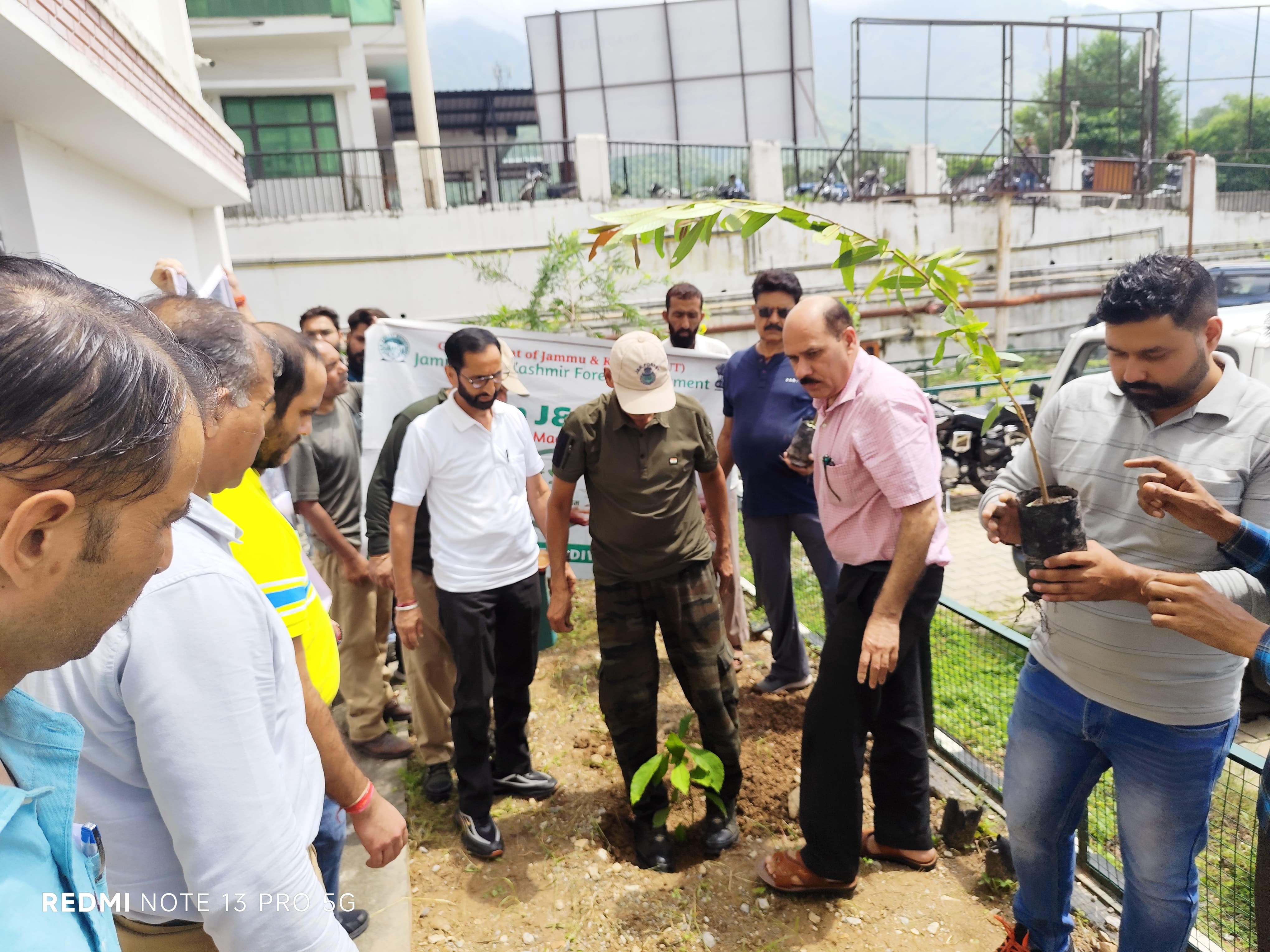 TREE PLANTATION DRIVE HELD UNDER “EK PED MAA KE NAAM” CAMPAIGN